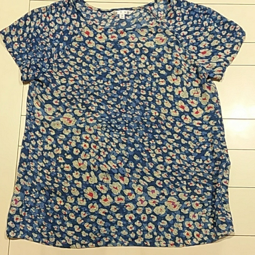 Cabi 299 extra small button back blouse floral - Picture 2 of 8